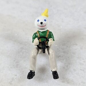 Vtg 2000 Jack in the Box Mascot Figure with Steering Wheel - Replacement No Car